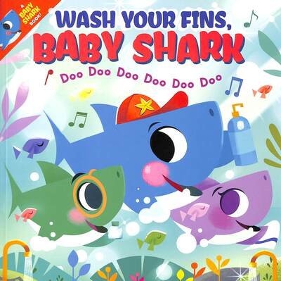 Baby Shark  Wash Your Fins Baby Shark (Book) (2020)
