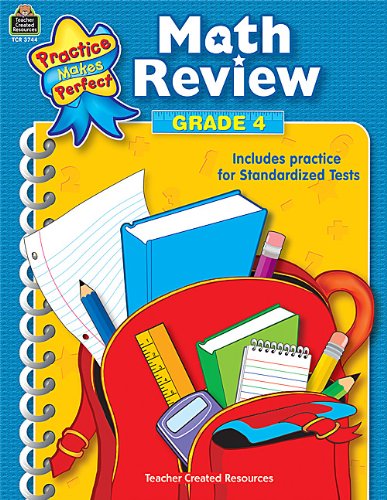 Cover for Mary Rosenberg · Math Review Grade 4 (Practice Makes Perfect (Teacher Created Materials)) (Paperback Book) (2003)