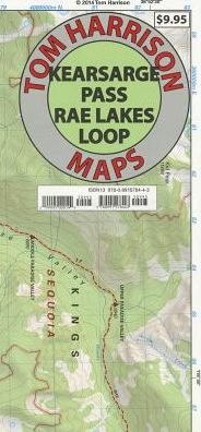Cover for Tom Harrison · The Kearsage Pass Mpa (Tom Harrison Maps Waterproof and Tear Resistant) (Landkarten) (2014)