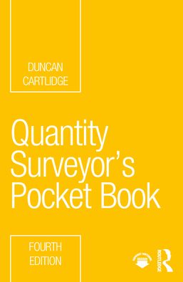 Cover for Cartlidge, Duncan (Construction Procurement Consultant, UK) · Quantity Surveyor's Pocket Book - Routledge Pocket Books (Paperback Book) (2022)