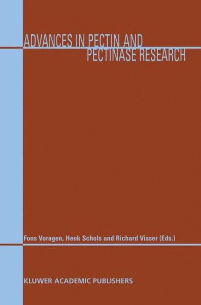 Cover for Fons Voragen · Advances in Pectin and Pectinase Research (Hardcover Book) [2003 edition] (2003)