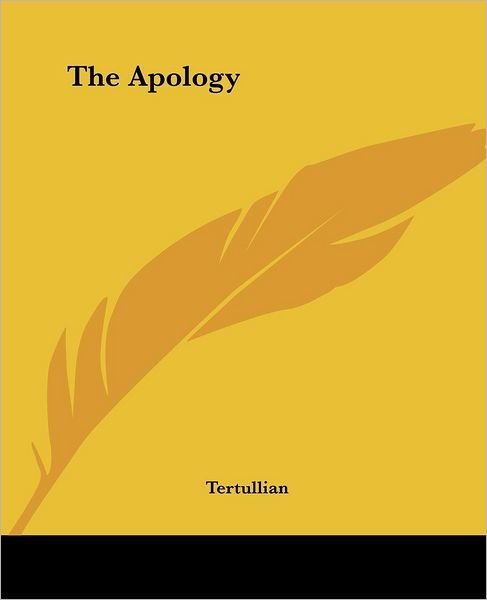 Cover for Tertullian · The Apology (Paperback Bog) (2004)
