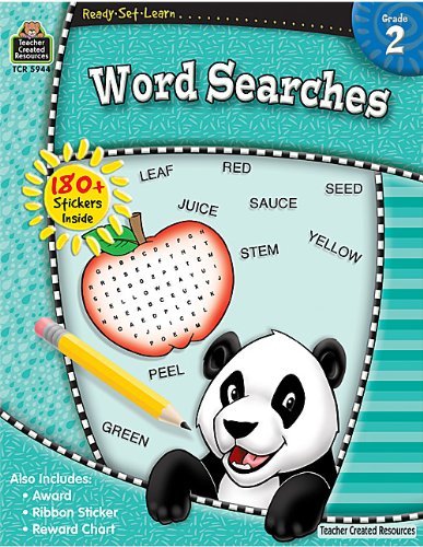 Cover for Teacher Created Resources Staff · Ready-set-learn: Word Searches Grd 2 (Paperback Bog) (2007)