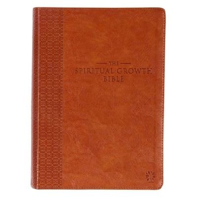 Cover for Christian Art Gifts Inc · The Spiritual Growth Bible Tan Faux Leather (Leather Book) (2022)