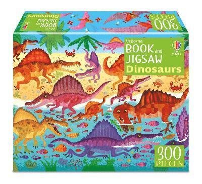 Usborne Book and Jigsaw Dinosaurs - Usborne Book and Jigsaw - Kirsteen Robson - Böcker - Usborne Publishing Ltd - 9781805319443 - 9 maj 2024