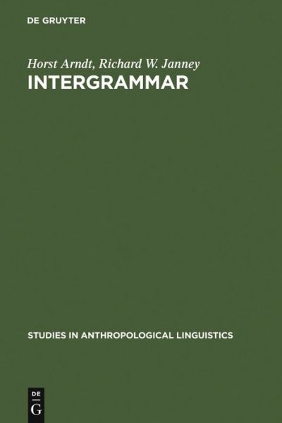 InterGrammar - Arndt - Książki - De Gruyter Mouton - 9783110112443 - 1 września 1987