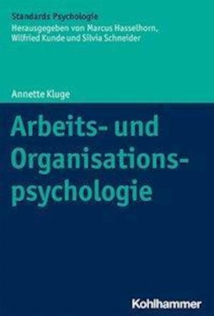 Cover for Kluge · Arbeits- und Organisationspsychol (Book) (2021)