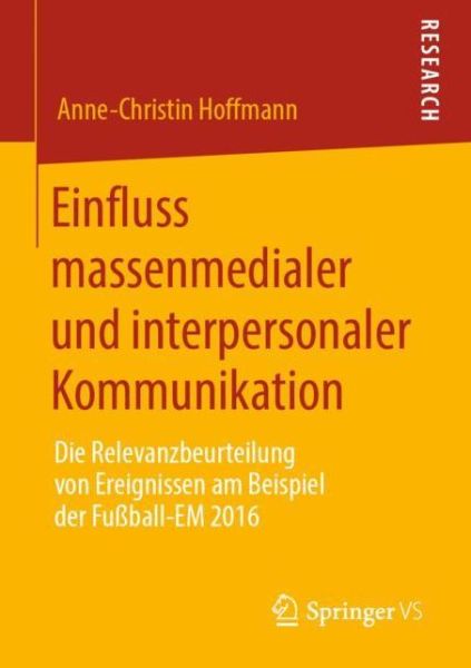 Einfluss massenmedialer und in - Hoffmann - Books - - 9783658287443 - November 27, 2019