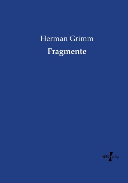 Fragmente - Grimm - Livres -  - 9783737218443 - 23 mars 2021