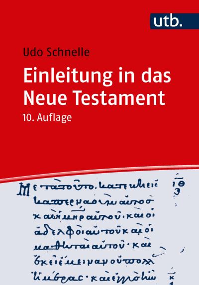 Cover for Udo Schnelle · Einleitung In Das Neue Testament (Buch)