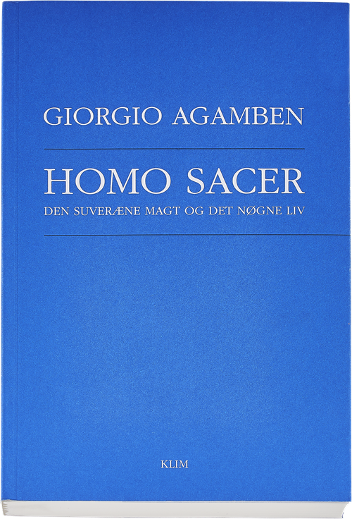 Cover for Giorgio Agamben · Homo Sacer (Sewn Spine Book) [1er édition] (2016)