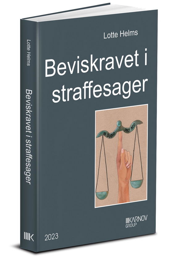 Cover for Lotte Helms · Beviskravet i straffesager (ph.d.) (Sewn Spine Book) [1e uitgave] (2023)