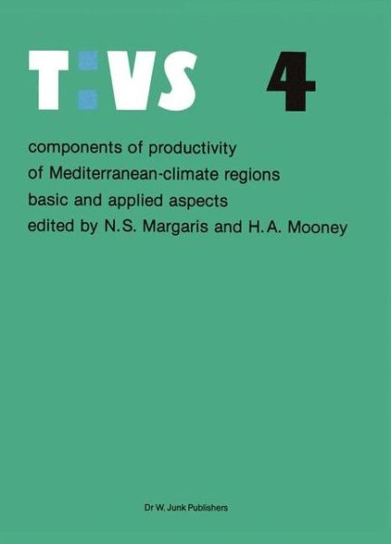 Cover for N S Margaris · Components of Productivity of Mediterranean- Climate Regions: Proceedings of the International Symposium on Photosynthesis, Primary Production and Biomass Utilization in Mediterranean-type Ecosystems, Held in Kassandra, Greece, September 13-15, 1980 - Tas (Hardcover bog) (1981)