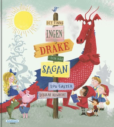 Cover for Lou Carter · Det finns ingen drake i den här sagan (Map) (2018)