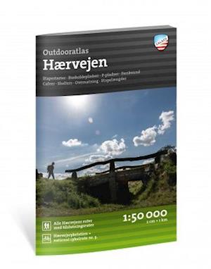 Cover for Calazo · Hærvejen - Outdoor atlas (Paperback Book) (2022)