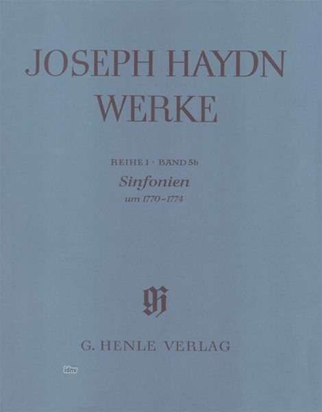 Cover for Haydn · Sinfonien um 1770-1774,Pt.HN5044 (Bog)