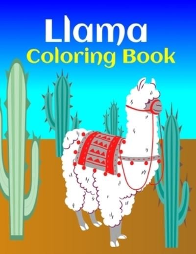 Cover for Sketch Book Edition · Llama Coloring Book (Paperback Book) (2020)