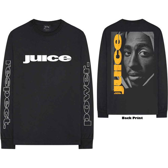 Cover for Tupac · Tupac Unisex Long Sleeve T-Shirt: Respect (Back &amp; Sleeve Print) (Klær)