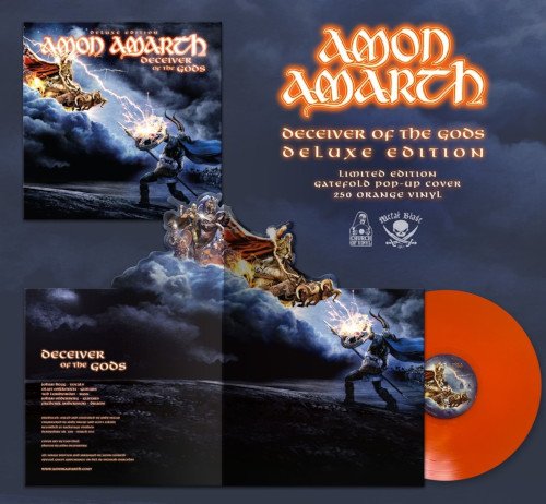 Cover for Amon Amarth · Deceiver Of The Gods (Orange Vinyl LP) (LP) (2022)