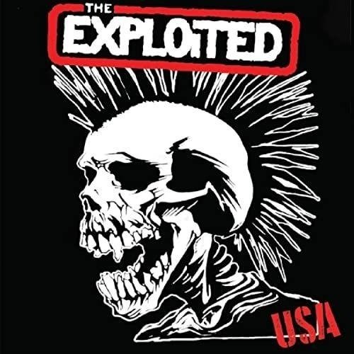 Cover for Exploited · USA - Red Marble (7&quot;) (2023)