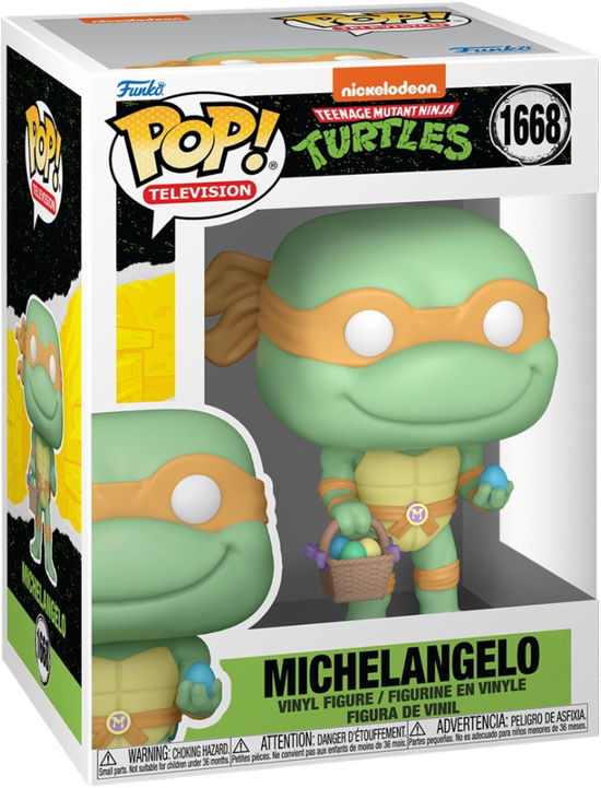 Pop Tmnt Easter Michaelangelo - Pop Teenage Mutant Ninja Turtles - Produtos - Funko - 0889698860444 - 12 de março de 2025