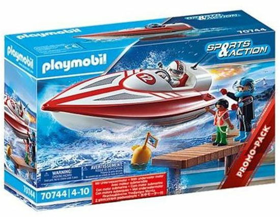 Cover for Playmobil · Speedboot Met Onderwatermotor (70744) (MERCH)