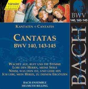 * BACH: Kantaten BWV 140,143-145 - Bach-collegium / Rilling - Muziek - hänssler CLASSIC - 4010276015444 - 17 februari 2000