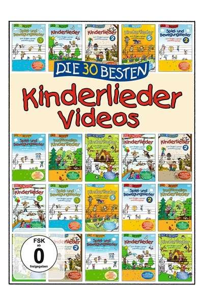 Sommerland,s. / Glřck,k. & K · Die 30 Besten Kinderlieder Videos (DVD) (2020)