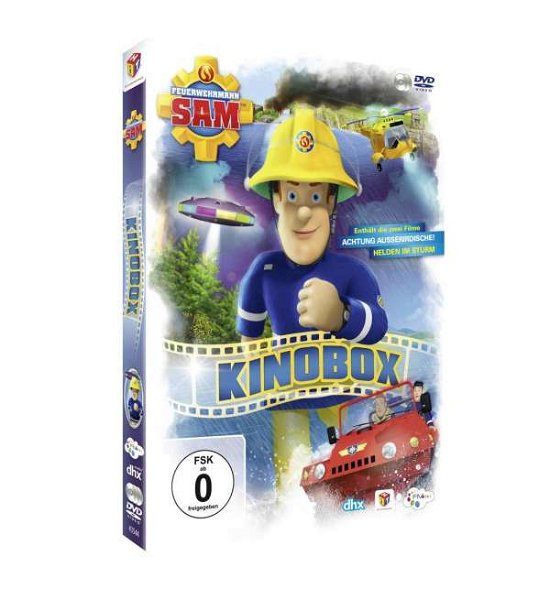 Cover for Feuerwehrmann Sam · Kinobox (Helden Im Sturm &amp; Achtung Außerirdische) (DVD) (2019)