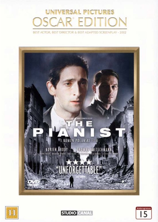 Pianisten -  - Películas - STUDIO CANAL - 5050582821444 - 1 de febrero de 2011
