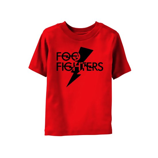 Cover for Foo Fighters · Logo (3-6 Months) (T-shirt) [size S] [Red edition] (2019)