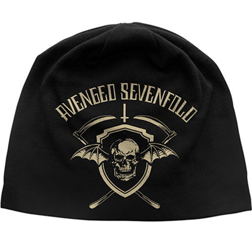 Avenged Sevenfold Unisex Beanie Hat: Shield - Avenged Sevenfold - Koopwaar - Razamataz - 5056170620444 - 