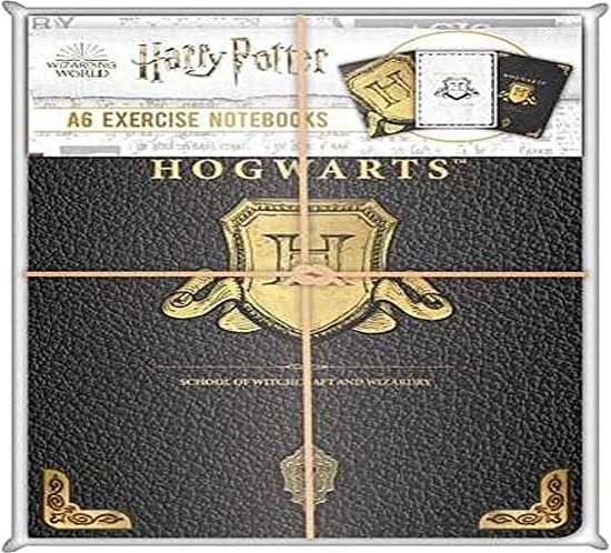 A6 Notebooks Three Pack - Harry Potter - Merchandise -  - 5060718148444 - 17. februar 2023