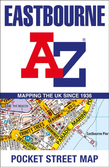 Cover for A-Z Maps · Eastbourne A-Z Pocket Street Map (Landkarten) [2 Revised edition] (2024)