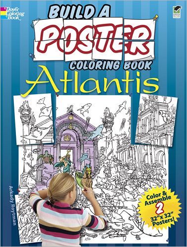 Cover for Arkady Roytman · Build a Poster - Atlantis - Dover Build a Poster Coloring Book (Paperback Book) (2012)