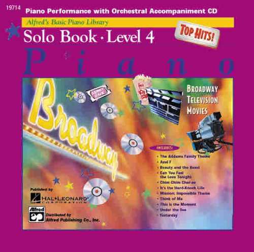 Cover for Alfred Publishing · Alfred's Basic Piano Course Top Hits! CD for Solo Book (Alfred's Basic Piano Library) (Audiobook (płyta CD)) (2001)