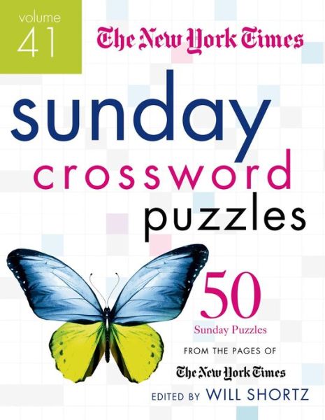 Cover for Will Shortz · The New York Times Sunday Crossword Puzzles Volume 41: 50 Sunday Puzzles from the Pages of The New York Times (Spiral Book) (2015)