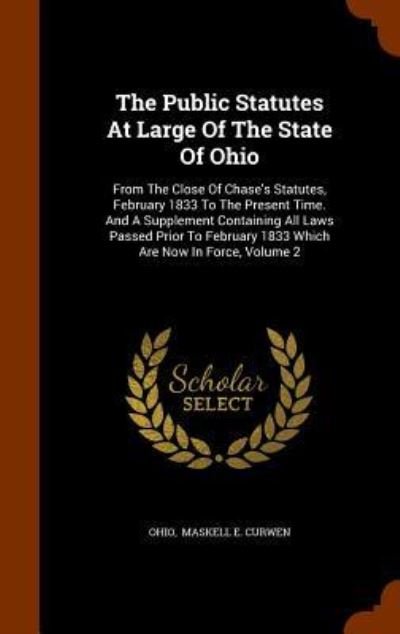 Cover for Ohio · The Public Statutes at Large of the State of Ohio (Hardcover Book) (2015)