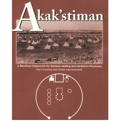 Cover for Reg Crowshoe · Akak'stiman: a Blackfoot Framework for Decision-making and Mediation Processes (Pocketbok) (2002)
