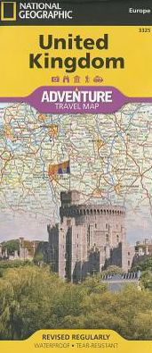 United Kingdom: Travel Maps International Adventure Map - National Geographic - Kirjat - National Geographic Maps - 9781566956444 - 2022