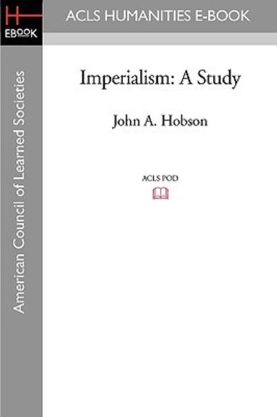 Cover for John A. Hobson · Imperialism: a Study (Taschenbuch) (2008)