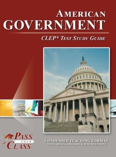 Cover for PassYourClass · American Government CLEP Test Study Guide (Hardcover Book) (2022)