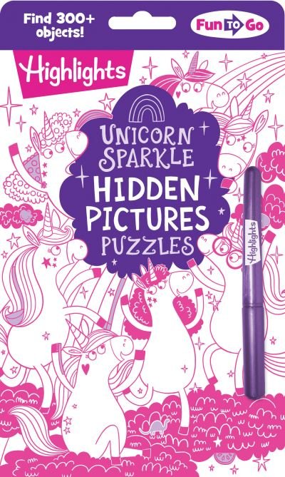 Cover for Highlights · Unicorn Sparkle Hidden Pictures Puzzles - Highlights Fun to Go (Pocketbok) (2022)