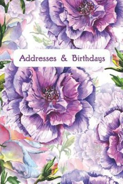 Cover for Andante Press · Addresses &amp; Birthdays (Paperback Book) (2019)