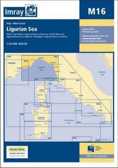 Cover for Imray · Imray Chart M16: Ligurian Sea (Paperback Book) [New edition] (2016)