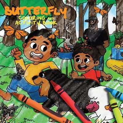 Cover for Ashia Ervin · Butterfly Coloring &amp; Activity Book (Paperback Book) (2019)