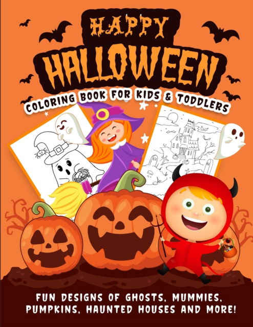 Cover for Harper Hall · Halloween Coloring Book (Paperback Book) (2020)