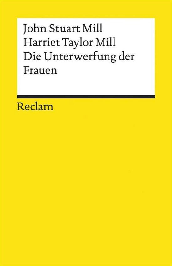 Cover for Mill · Die Unterwerfung der Frauen (Buch)