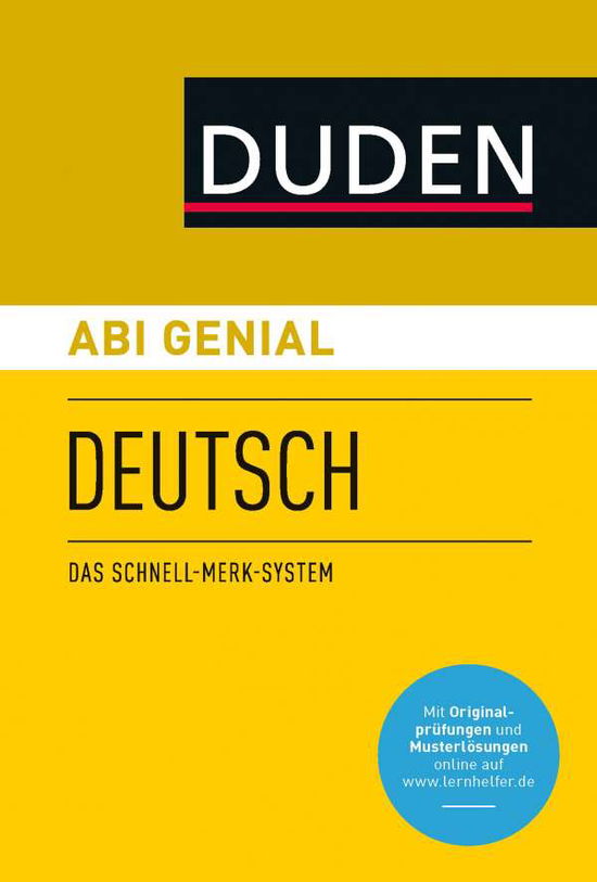 Cover for Bornemann · Abi genial Deutsch (Book)