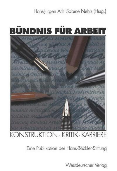 Cover for Jacob H Greenberg · Bundnis fur Arbeit (Paperback Book) [1999 edition] (1999)